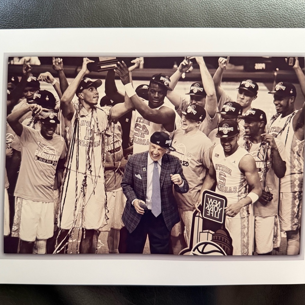 Sepia-Toned Championship Celebration Wall Art